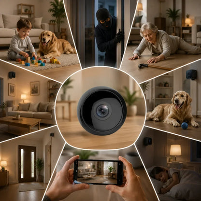HomeCam™ | Övervaka ditt hem diskret på bara 1 minut