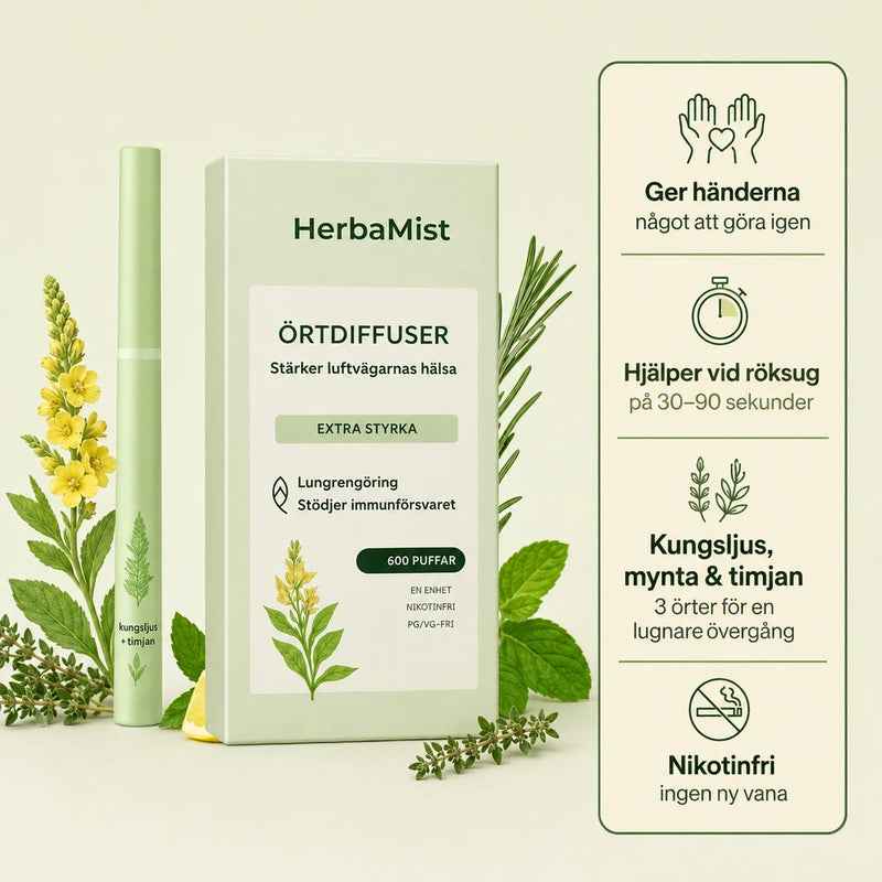 HerbaMist™ | Bryt nikotinsuget på 90 sekunder