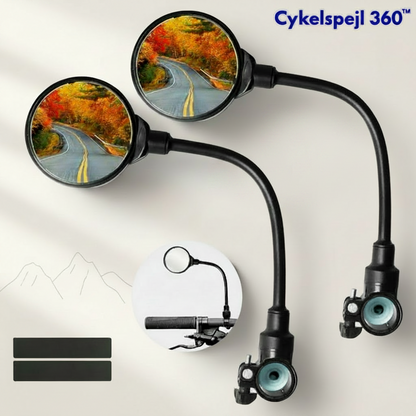 Cykelspegel 360™ | Se vad som händer bakom dig utan att tappa fokus framåt