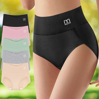 Metina™ | 6-pack andningsbara och bekväma trosor med hög midja och magstöd