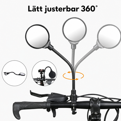 Cykelspegel 360™ | Se vad som händer bakom dig utan att tappa fokus framåt