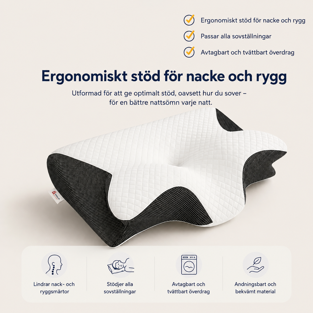 ContourSleep™ Ortopedisk kudde