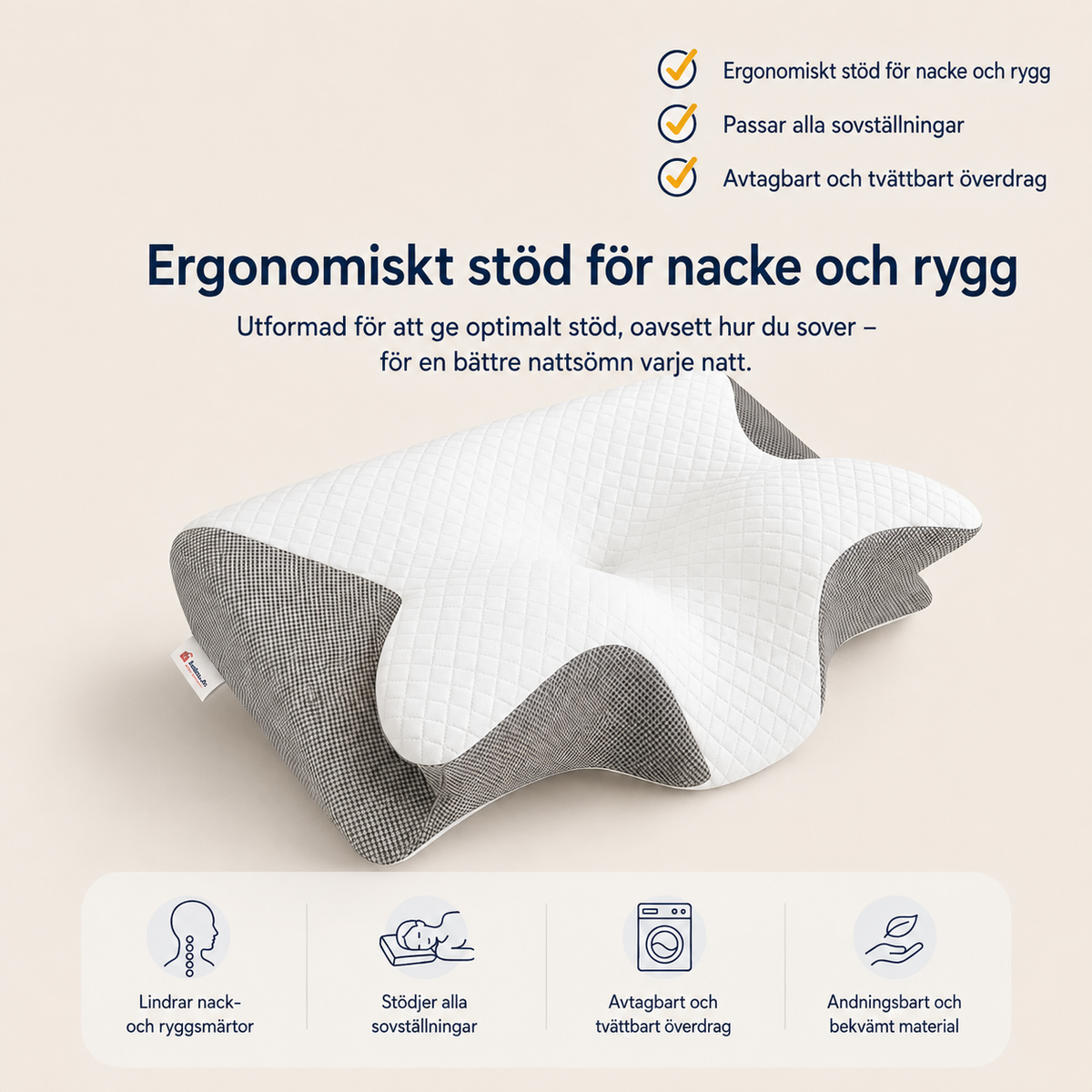 ContourSleep™ Ortopedisk kudde