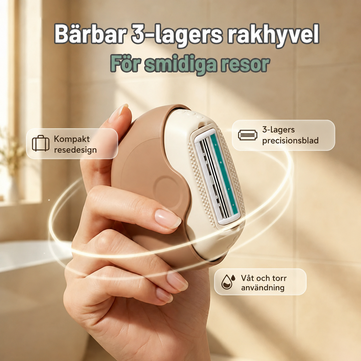 ShavePocket™ | Rakhyveln du alltid har med dig