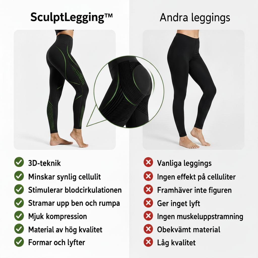 SculptLegging™ | Leggings som arbetar aktivt mot celluliter