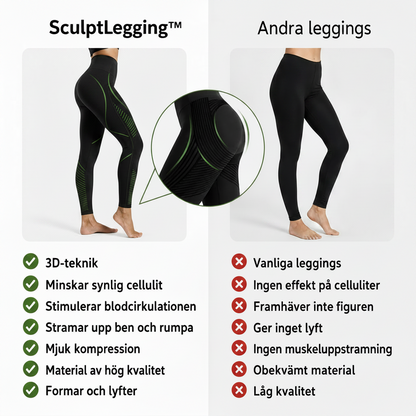 SculptLegging™ | Leggings som arbetar aktivt mot celluliter