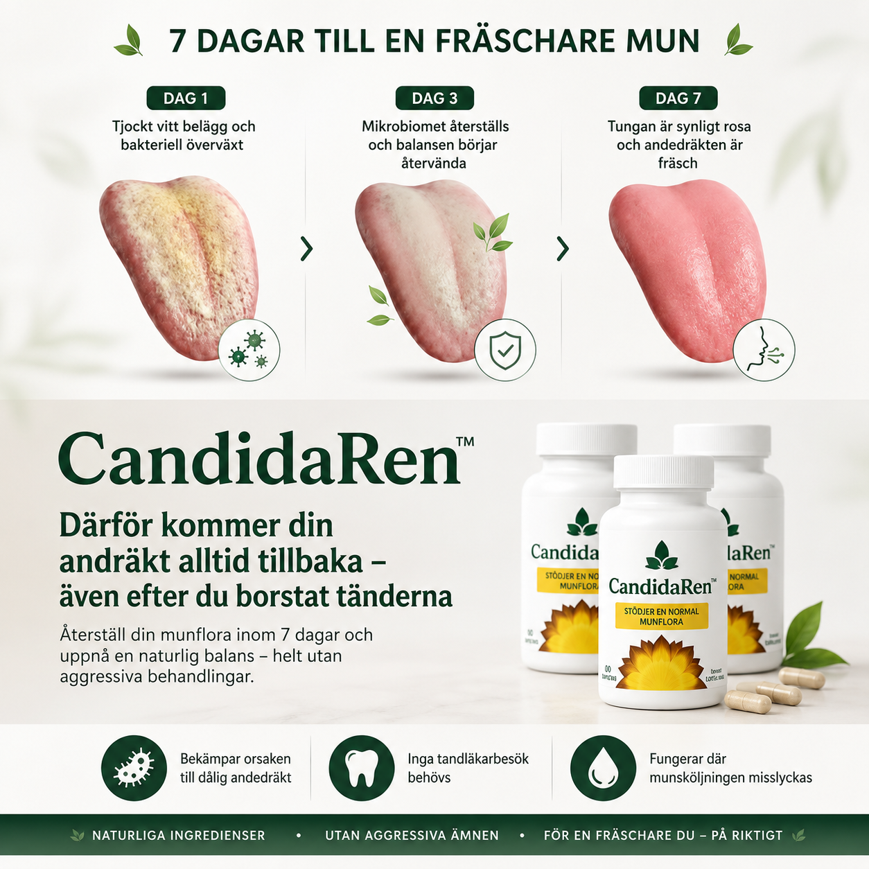 CandidaRen™ | Stöd för en balanserad munflora och normal matsmältning