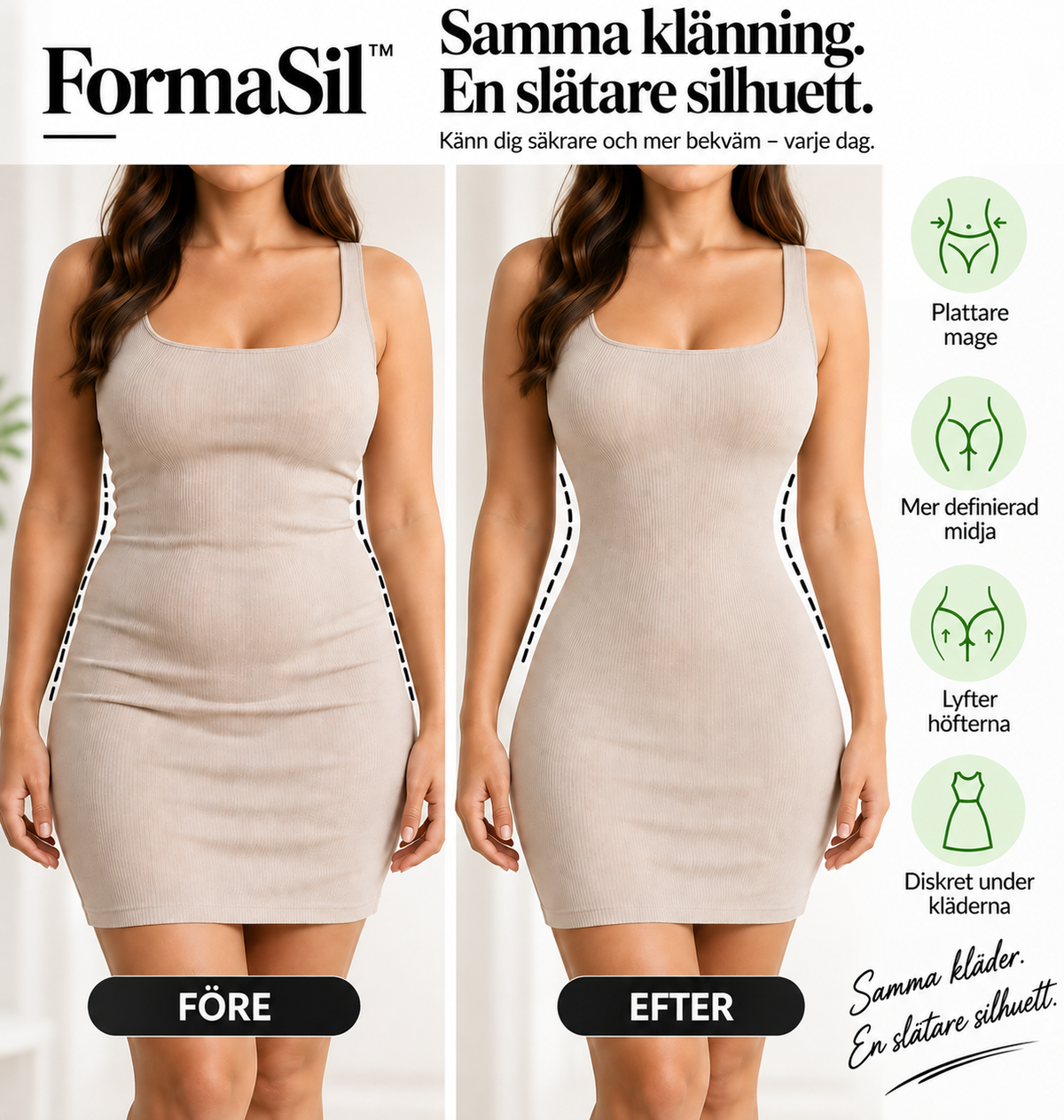 FormaSil™ – Formande trosor med hög midja